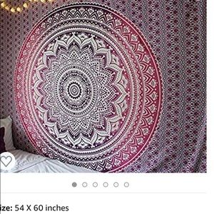 Pink tapestry